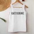 First Name Katherine Girl Grunge Sister Military Mom Custom Women Tank Top Unique Gifts