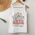 Floral Retro Groovy Data Or It Didn't Happen Aba Therapis Women Tank Top Unique Gifts