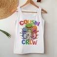 Funny Cousin Crew Grandma Dino Grandpa Saurus Camp T-Rex Women Tank Top Basic Casual Daily Weekend Graphic Funny Gifts