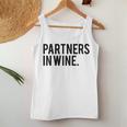 Wine Best Friend Partners In Wine Women Tank Top Funny Gifts