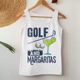 Golf Party Lovers Saying Golf And Margaritas Golfer Women Tank Top Unique Gifts