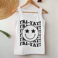 Happy Fri-Yay Black Smile Friday Lovers Fun Teacher Nurse Women Tank Top Funny Gifts