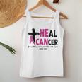 Heal Cancer For Nothing Is Impossible With God Luke 137 Women Tank Top Unique Gifts