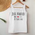 Just Married 70 Years Ago Husband Wife 70Th Anniversary Women Tank Top Unique Gifts