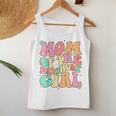 Mom The Birthday Girl Groovy Colorful Bday Birthday Girl Women Tank Top Weekend Graphic Funny Gifts