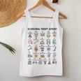 Occupational Therapy Alphabet Ota Funny Teacher Lover Abcs Women Tank Top Weekend Graphic Funny Gifts