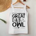 Owls School Sports Fan Team Spirit Great Day Women Tank Top Unique Gifts