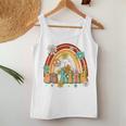 Retro Groovy Be Kind Rainbow No Bullying Kindness Unity Day Women Tank Top Funny Gifts