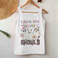 Retro Labor And Delivery Nurse Halloween Ghouls Women Tank Top Unique Gifts