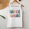 Retro Office Squad Back To School Teachers Students Women Tank Top Funny Gifts
