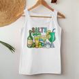 Salty Summer Vibes Drink Tequila Margarita Vacation Wave Women Tank Top Unique Gifts