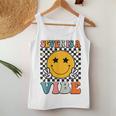 Seven Is A Vibe 7Th Birthday Groovy Boys Girls 7 Years Old Women Tank Top Funny Gifts