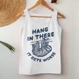 Sloth Hang In There It Gets Worse Women Tank Top Personalized Gifts
