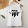 Sloth Is My Spirit Animal Chillin Lazy Introvert Sloth Funny Women Tank Top Weekend Graphic Funny Gifts