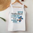 Never Underestimate Autism Mom Who Is Covered Jesus Lovers Women Tank Top Unique Gifts