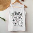 You Are Beautiful Butterfly Bible Verse Religious Christian Women Tank Top Weekend Graphic Unique Gifts