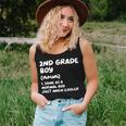 2Nd Grade Boy Definition Funny Back To School Student Women Tank Top Weekend Graphic Gifts for Her