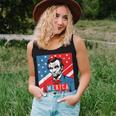 4Th Of July Lincoln Merica Usa Flag Women Men Kids Usa Women Tank Top Gifts for Her