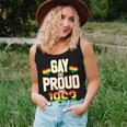 60 Years Old Lgbt Birthday Squad Gay And Proud Since 1963 Women Tank Top Basic Casual Daily Weekend Graphic Gifts for Her