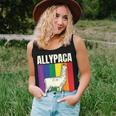 Allypaca Rainbow Alpaca Pun Gay Pride Ally Lgbt Joke Flag Women Tank Top Gifts for Her