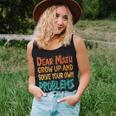 Back To School Math Quote For Girls Boys Ns Dear Math Women Tank Top Gifts for Her