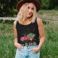 Blessed Nana Christmas Red Truck Car Christmas Tree Women Tank Top Gifts for Her