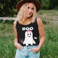Boo I'm Two Ghost Second 2Nd Birthday Groovy Halloween Girls Women Tank Top Gifts for Her