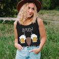 Brew-Dolph Reindeer Christmas For Beer Drinkers Women Tank Top Gifts for Her