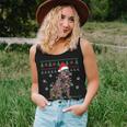 Cane Corso Christmas Ugly Sweater Santa Hat Dog Lover Women Tank Top Gifts for Her