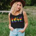 Cat Stack Rainbow Gay Pride Lgbt Animal Pet Lover Women Tank Top Gifts for Her
