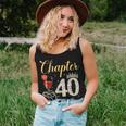 Chapter 40 Years Est 1982 40Th Birthday Red Rose Wine Crown Women Tank Top Gifts for Her