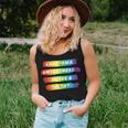 Charisma Uniqueness Nerve & Talent Rainbow Pride Women Tank Top Gifts for Her