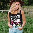 Check Your Boo Bees Breast Cancer Awareness Halloween Women Tank Top Gifts for Her