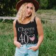 Cheers To 40 Years 1982 40Th Birthday For Women Tank Top Gifts for Her