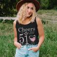 Cheers To 51 Years 1971 51St Birthday For Women Tank Top Gifts for Her
