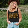 Cold Beer Smoking Grill Hotwife Husband Wife Bbq Joke Women Tank Top Basic Casual Daily Weekend Graphic Gifts for Her