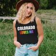 Colorado Gay Pride Lgbt Rainbow Love Denver Men Women Women Tank Top Gifts for Her