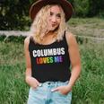 Columbus Gay Pride Lgbt Rainbow Love Ohio Men WomenWomen Tank Top Gifts for Her