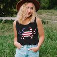 Cool Crab For Men Women Fourth July Flag Patriotic Crabbing Women Tank Top Weekend Graphic Gifts for Her