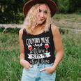 Country Music And Wine Suits Me Just FineWomen Tank Top Gifts for Her