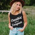 Created With A Purpose Christian Quotes Religious Women Tank Top Gifts for Her