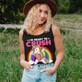 Crush 2Nd Grade Dabbing Unicorn Back To School Girls Gift Women Tank Top Weekend Graphic Gifts for Her