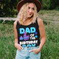 Dad Of The Birthday Boy Llama Family Party Decorations Women Tank Top Gifts for Her