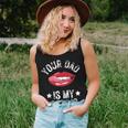 Your Dad Is My Cardio Quotes Pun Humor Sarcasm Womens Women Tank Top Gifts for Her
