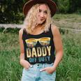 Daddy Off Duty Sunglasses Beer Sunset Dad Bod Summer Beach Beer Women Tank Top Gifts for Her