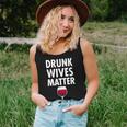 Drunk Wives Matter Wife Wine Drinking Women Tank Top Gifts for Her