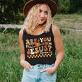 Are You Fall-O-Ween Jesus Pumpkin Christian Halloween Groovy Women Tank Top Gifts for Her