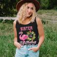 Family Flamingo Matching - Sister Of The Birthday Girl Women Tank Top Gifts for Her