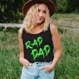 Fathers Day 80S90S Graffiti Rad Dad For Dad Women Tank Top Gifts for Her