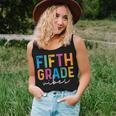 Fifth Grade Vibes 5Th Grade Team Retro 1St Day Of School Women Tank Top Weekend Graphic Gifts for Her
